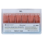 Maxima Hand Rolled Gutta Percha Points 120/Bx