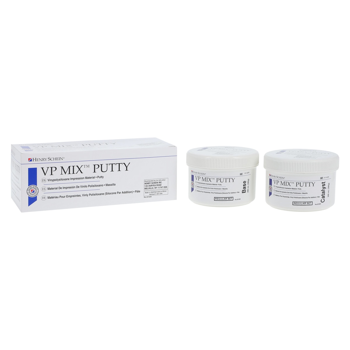 VP Mix Impression Material Putty Regular Set 300 mL Unflavored Kit Ea
