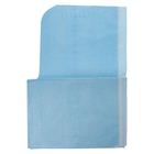 Reversible Gown 30 in x 42 in Sky Blue One Size Tissue / Poly Disposable 50/Ca