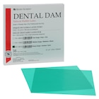 Latex Rubber Dam 6 in x 6 in Heavy Gauge Green 36/Bx