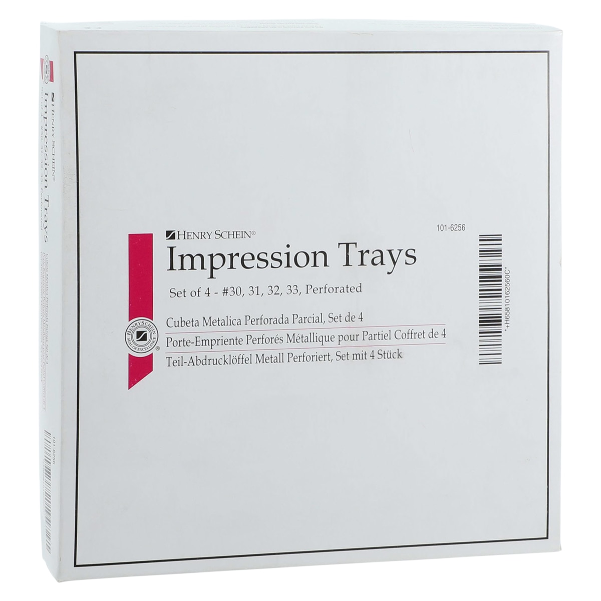 Impression Tray Perforated Partial Set Bx
