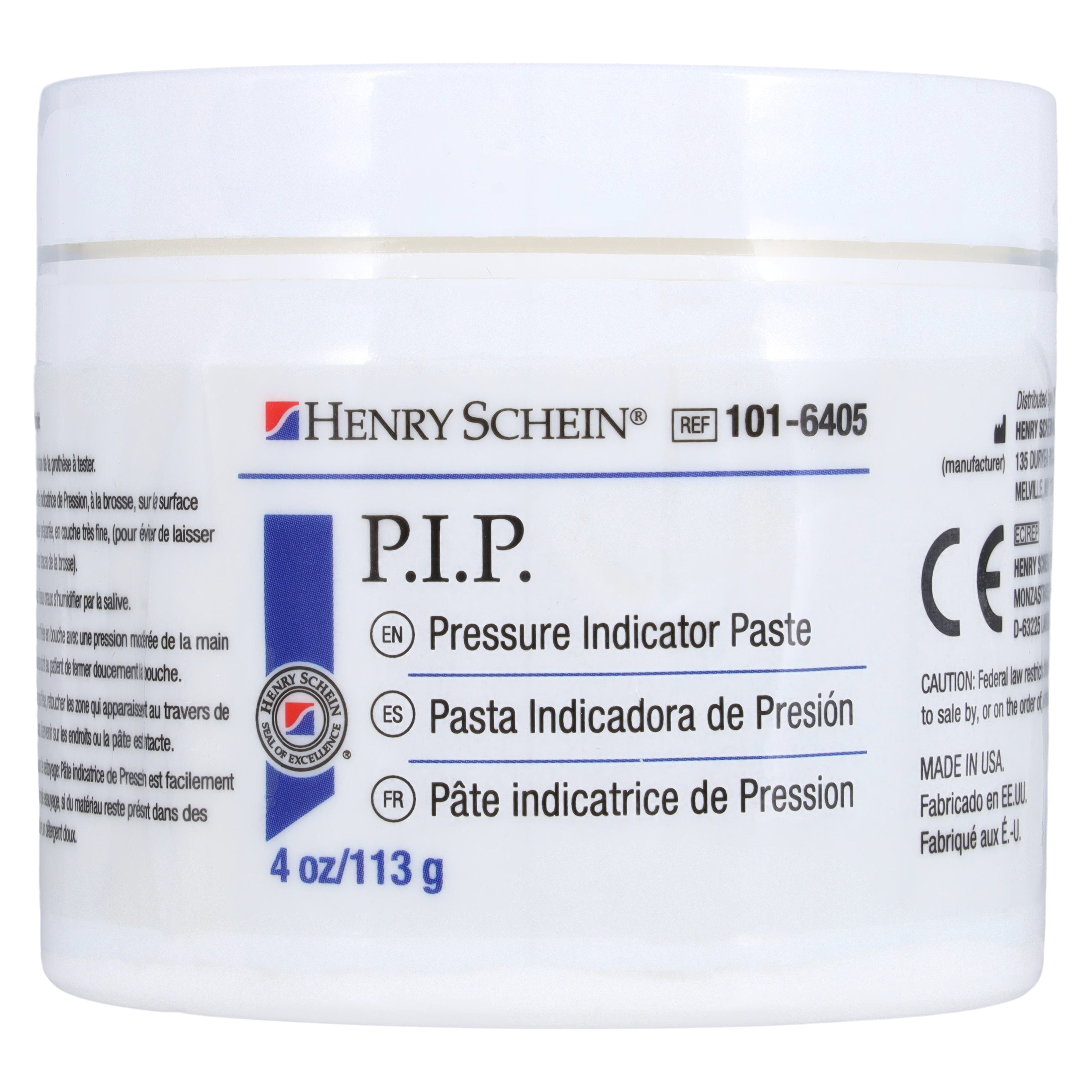 Pressure Indicator Paste Silicone White 4 oz Ea