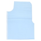 Premium Cape 30 in x 21 in Blue Tissue / Poly / Tissue Disposable 100/Ca