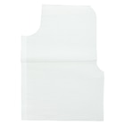 Premium Cape 30 in x 21 in White Tissue / Poly / Tissue Disposable 100/Ca
