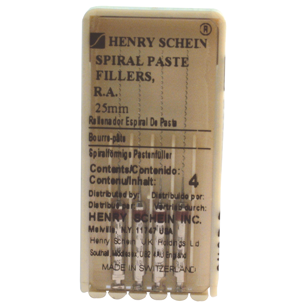 HS Paste Filler 25mm No 1 Red 4pk
