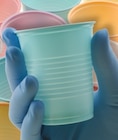 Drinking Cup Plastic Blue 5 oz Disposable 100/Pk