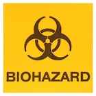 Biohazard Labels HCLS4x4 25/Pk