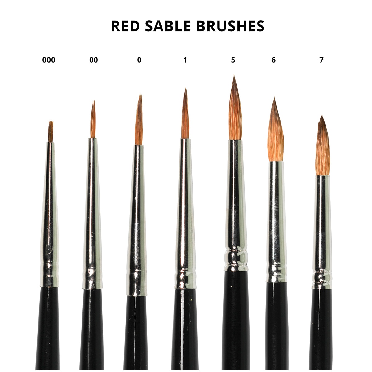 Ceramist Brush Red Sable #5 Each