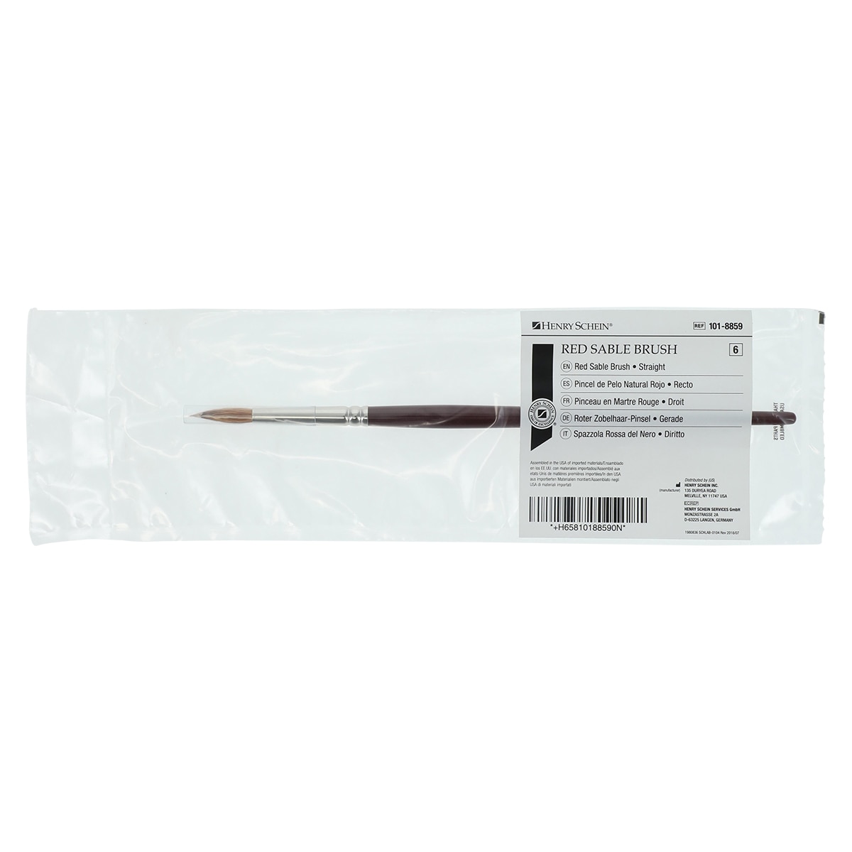 Ceramist Brush Red Sable #6 Each