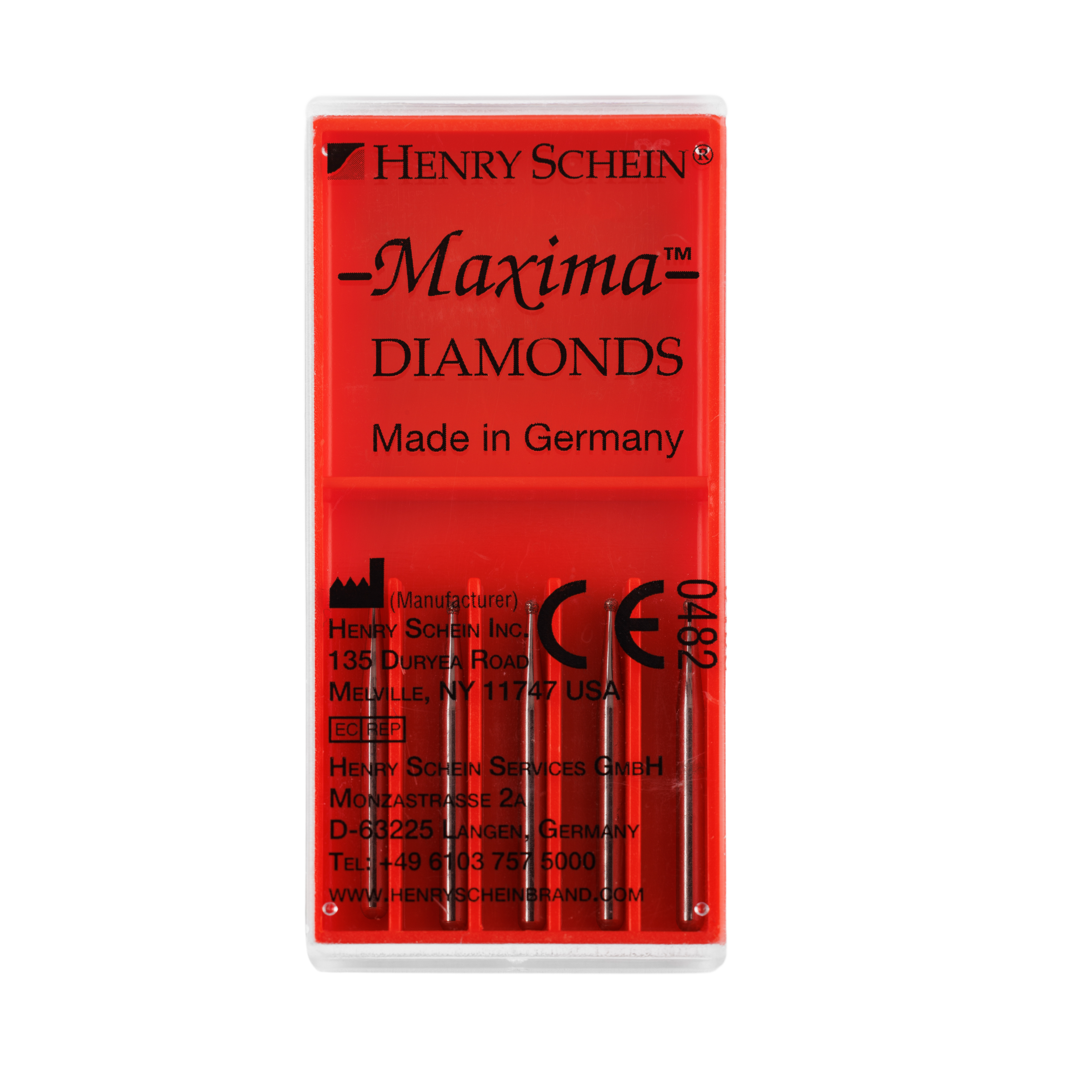 HS Bur Diamond FG Maxima 801-009 M Round 5pk