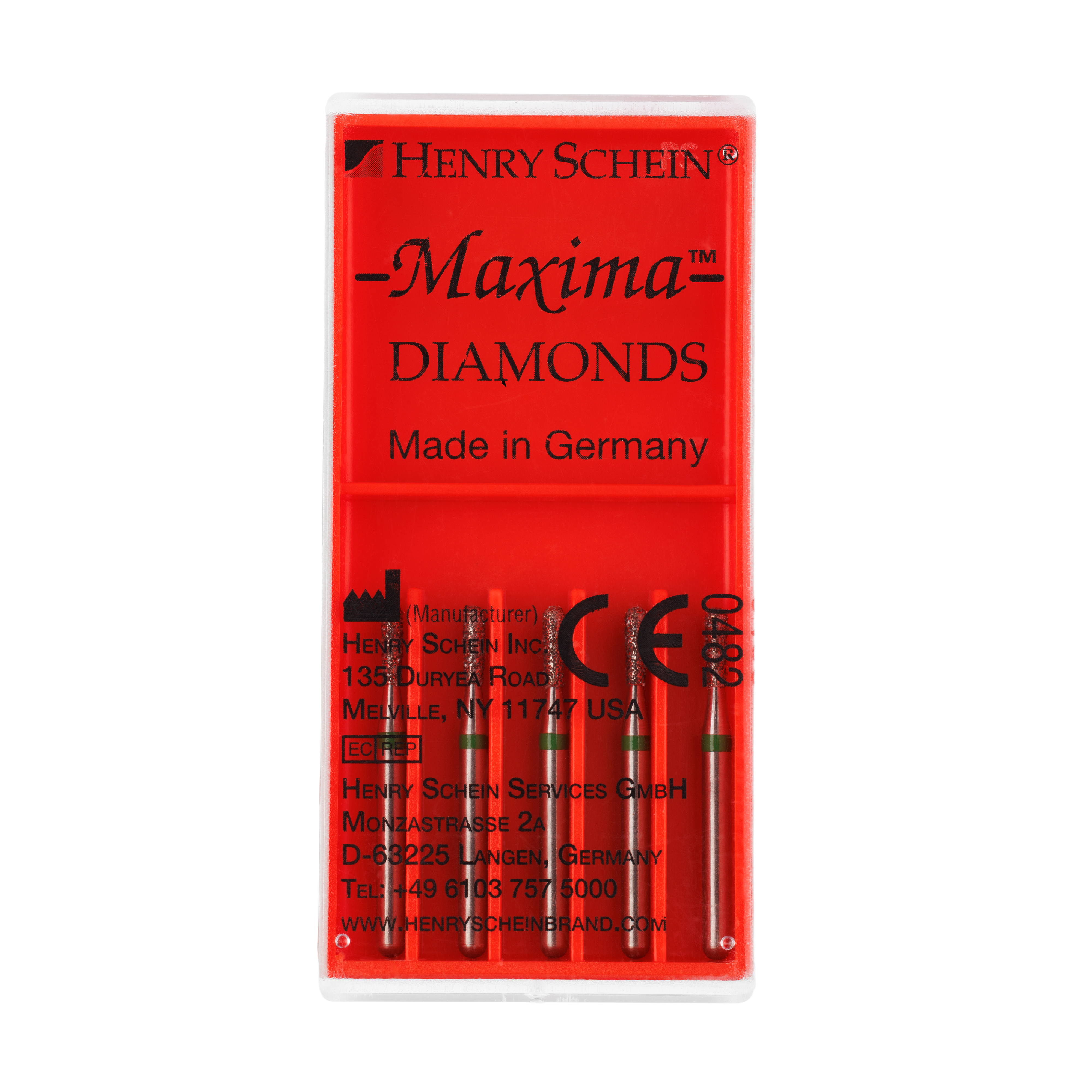 HS Bur Diamond FG Maxima 830L-012 C Pear 5pk