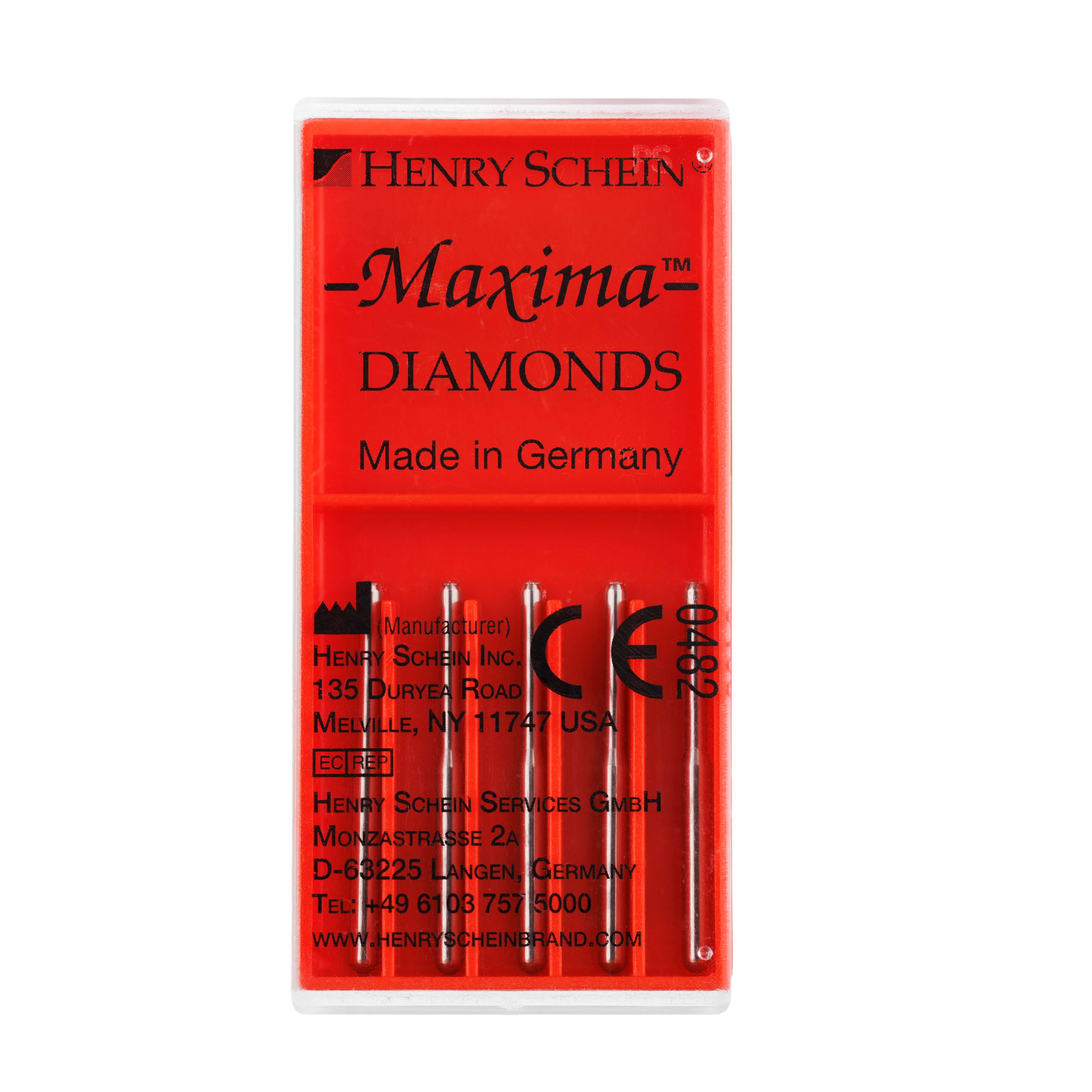 HS Bur Diamond FG Maxima 840-012 M Tissue Protective End Cutting 5pk
