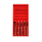HS Bur Diamond FG Maxima 862-009 M Flame 5pk