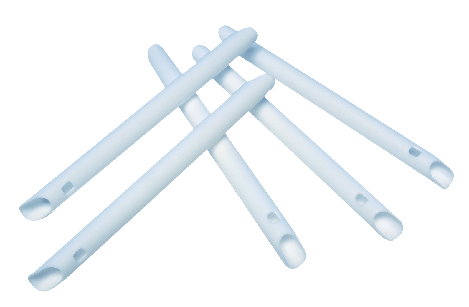 HS Evacuator Curved/Vented White 100pk