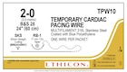 Temporary Pacing Wire Wire 2-0 1x24" B&S 28 Multifilament RB-1/SCS Dark Blue BX