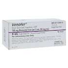 Venofer Injection 20mg/mL SDV 5mL 10/Package
