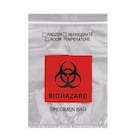 Econo-Zip Specimen Transport Bag 2mil 8x10" Red/Black Zpr Plstc 1000/CA