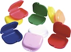 Retainerdoosjes laag - Paars, 10 stuks