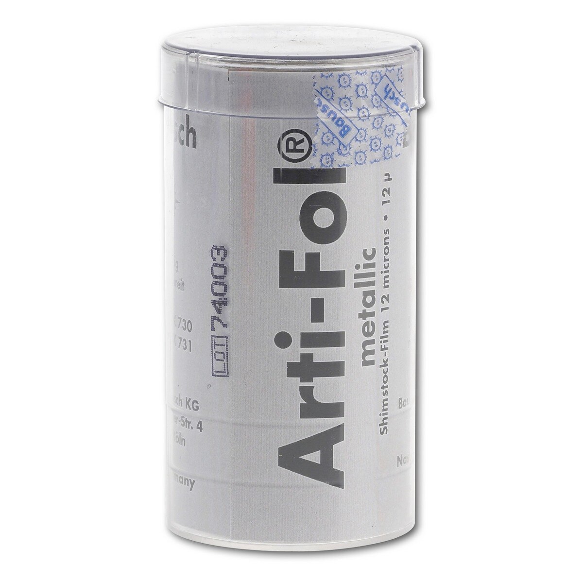 Arti-Fol metaal enkelzijdig, 12 micron - navulling - BK730, zwart