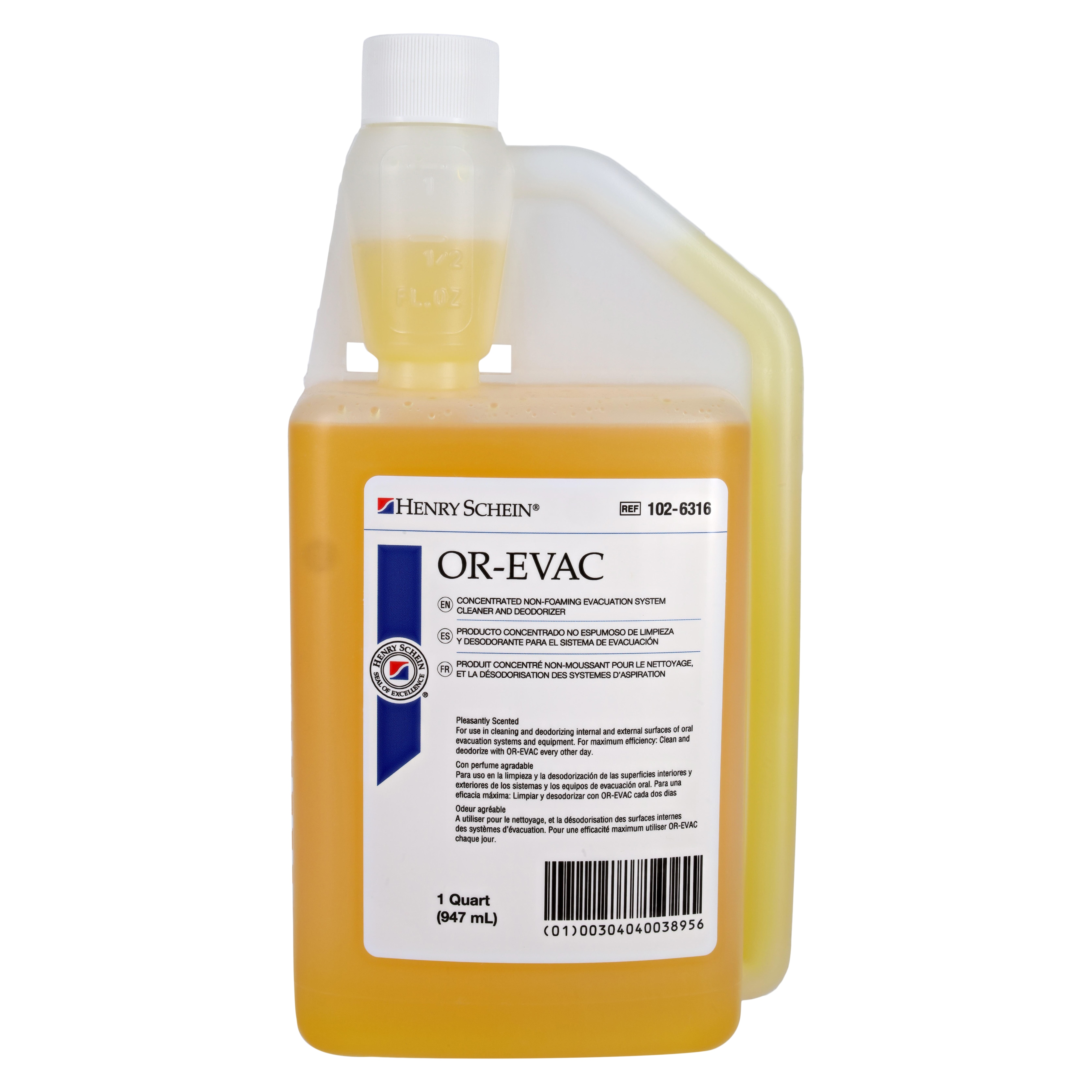 OR-Evac Evacuation System Cleaner Concentrated Liquid 32 oz 32oz/Bt
