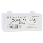 Microscope Cover Glass 22x22mm #2/Square Edge 1oz/Bx