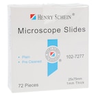 Plain Microscope Slide 3x1" Clear 72/Bx