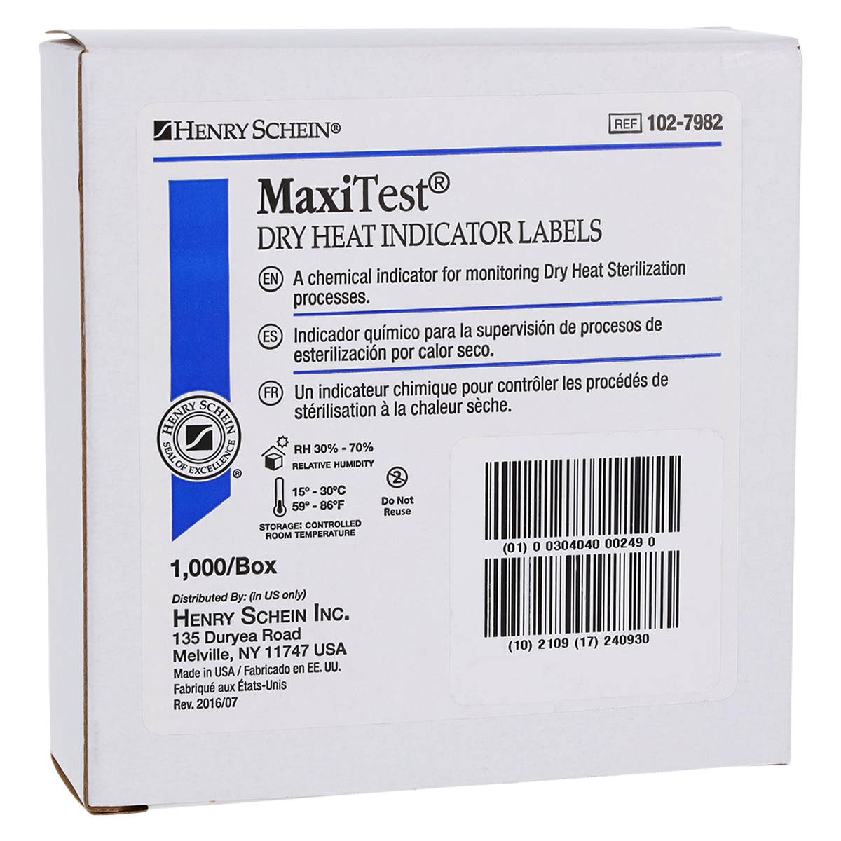 Maxitest Label Indicator 19 mm 1000/Bx
