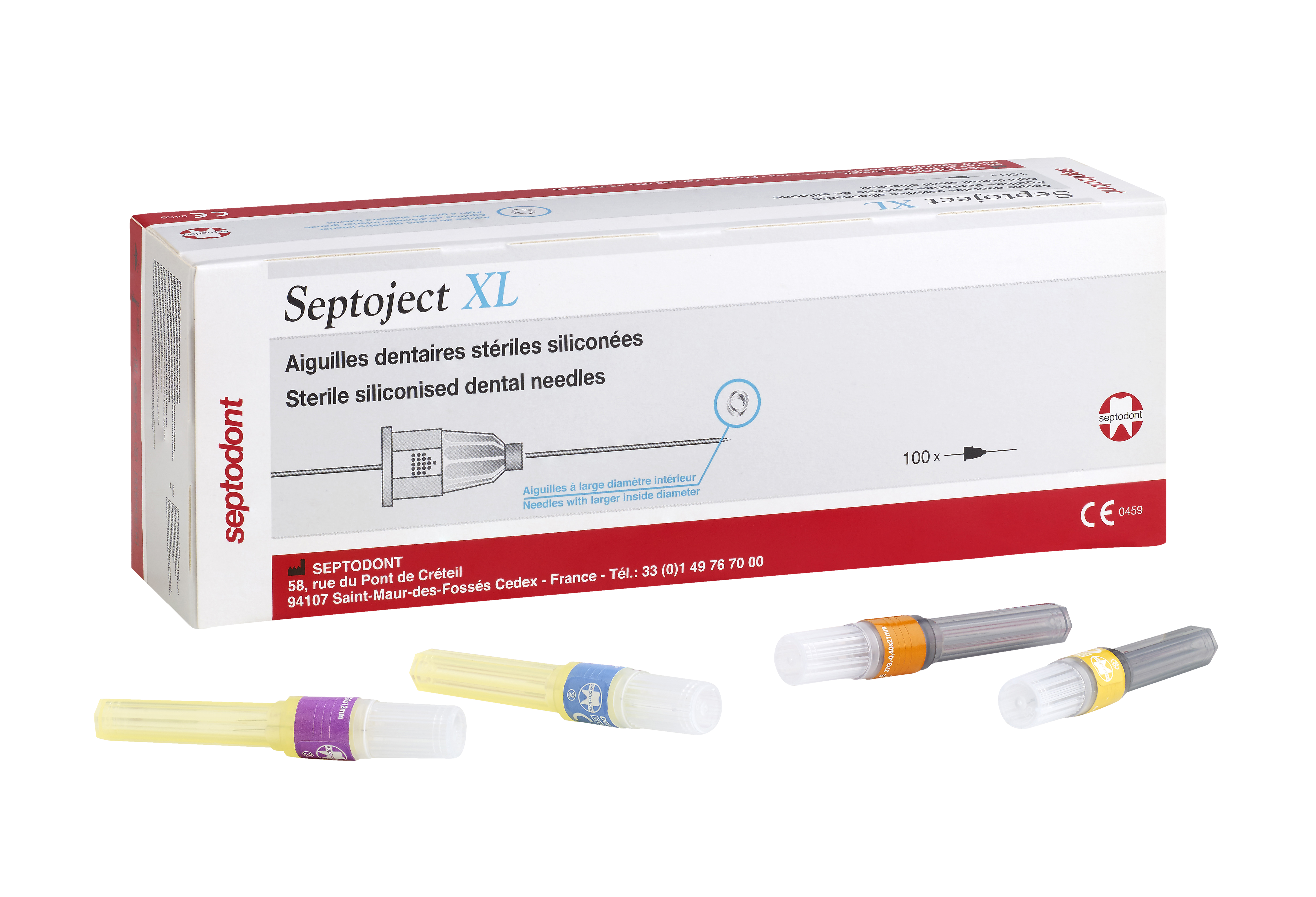 Septoject XL Needles Plastic Hub 30G Short 100pk