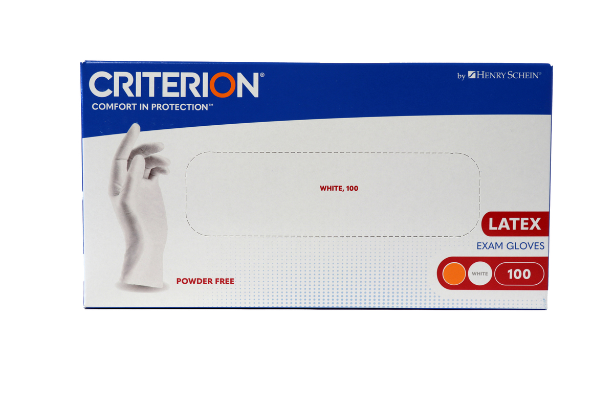 Criterion Latex Powder Free Gloves - L - 100 stuks