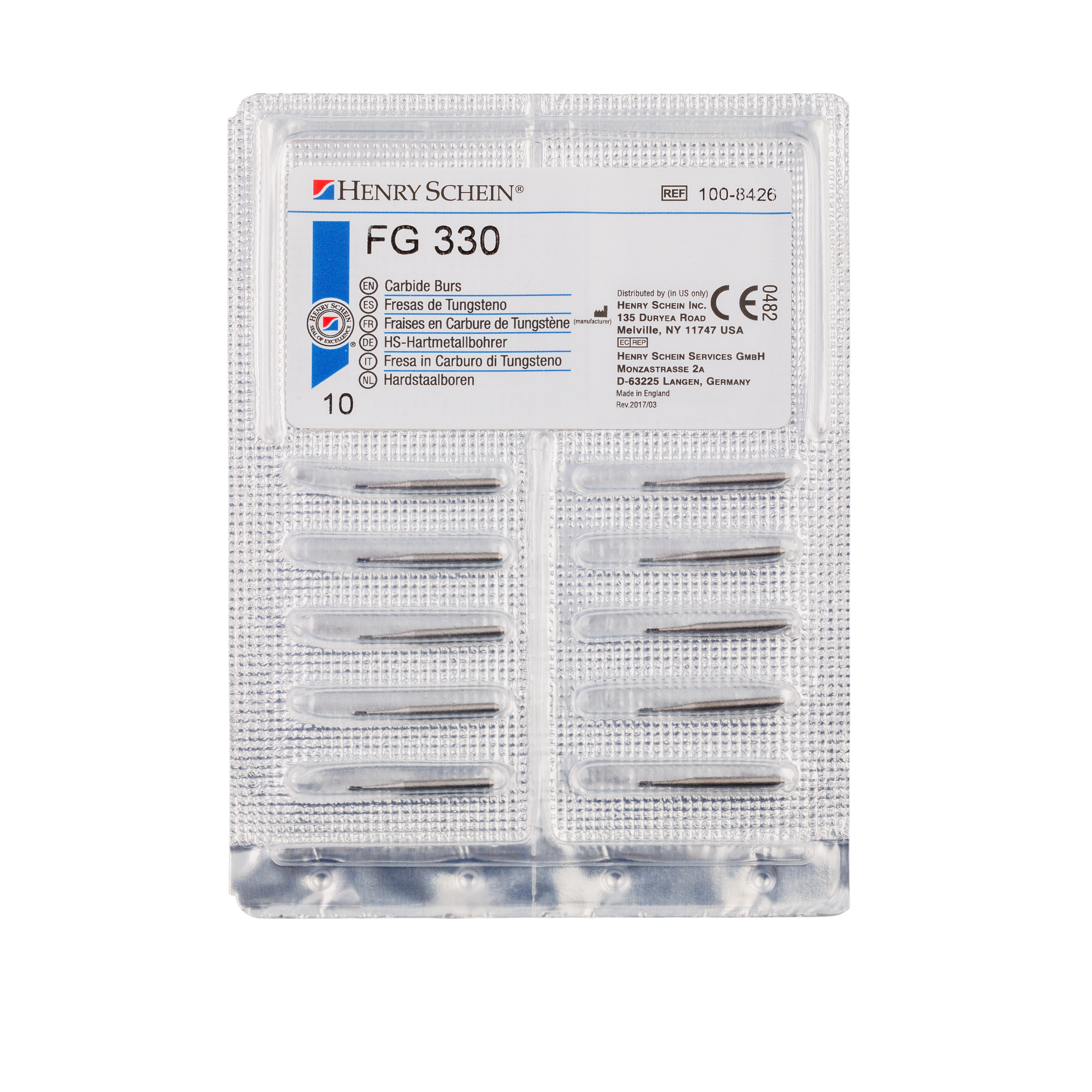 HS Bur TC FG Pear Shape 008 (330) 10pk