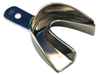 HS Impression Tray Stainless Steel Solid Lower Large No.120