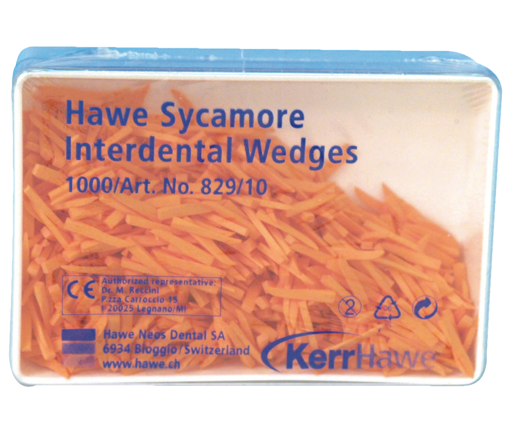 Interdental Wedges Hawe Colour Coded 1000/Pk