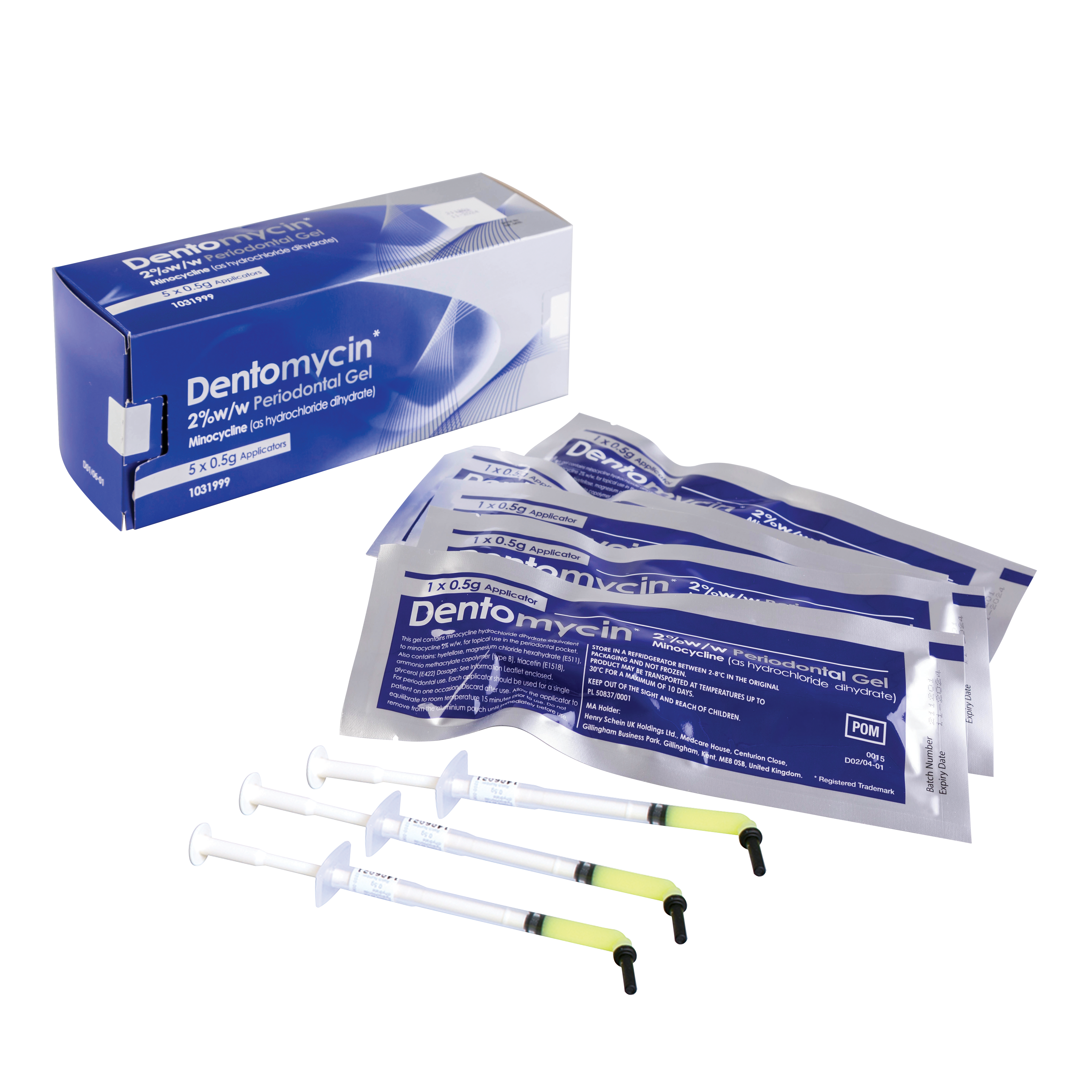 Dentomycin Periodontal Gel 5pk