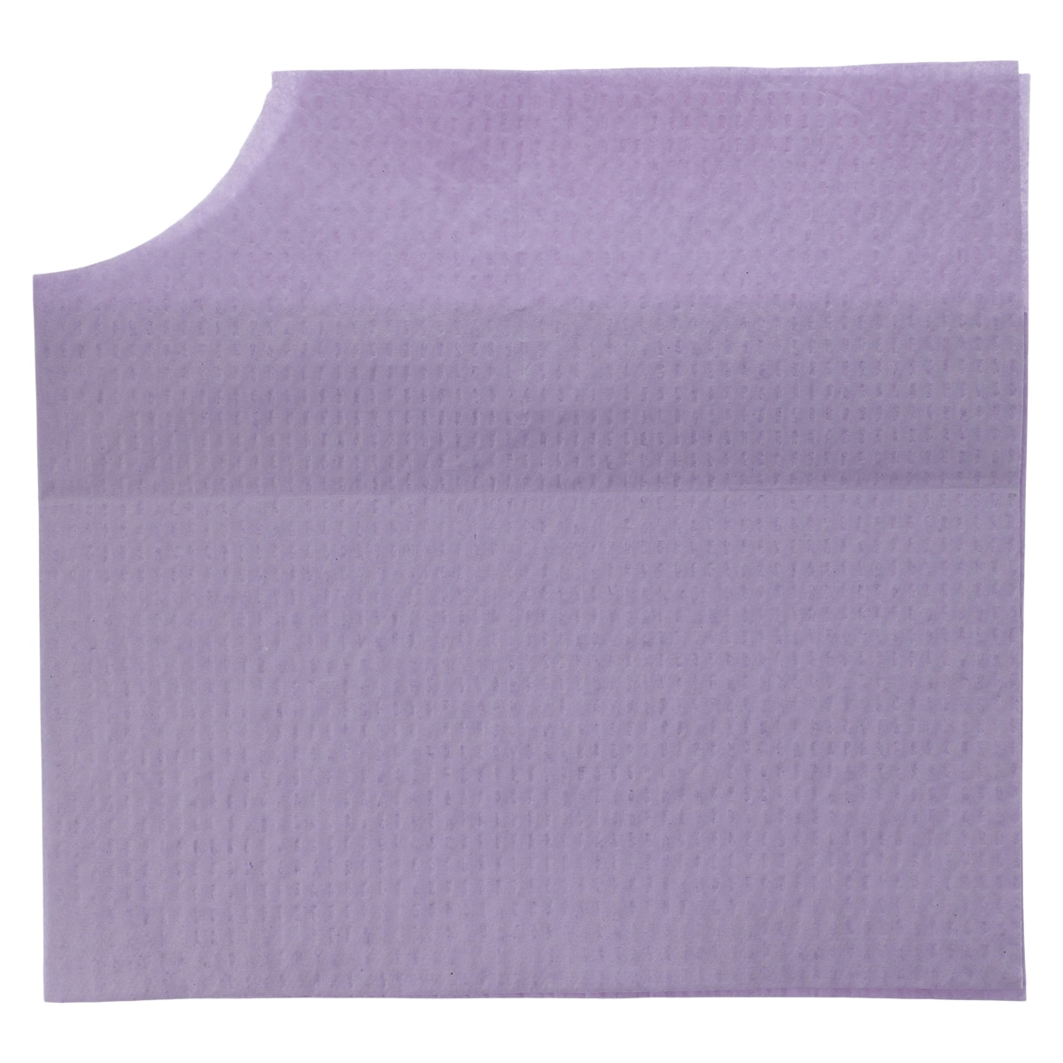 Patient Bib Tissue / Poly 18 in x 22 in Lavender Disposable 400/Ca