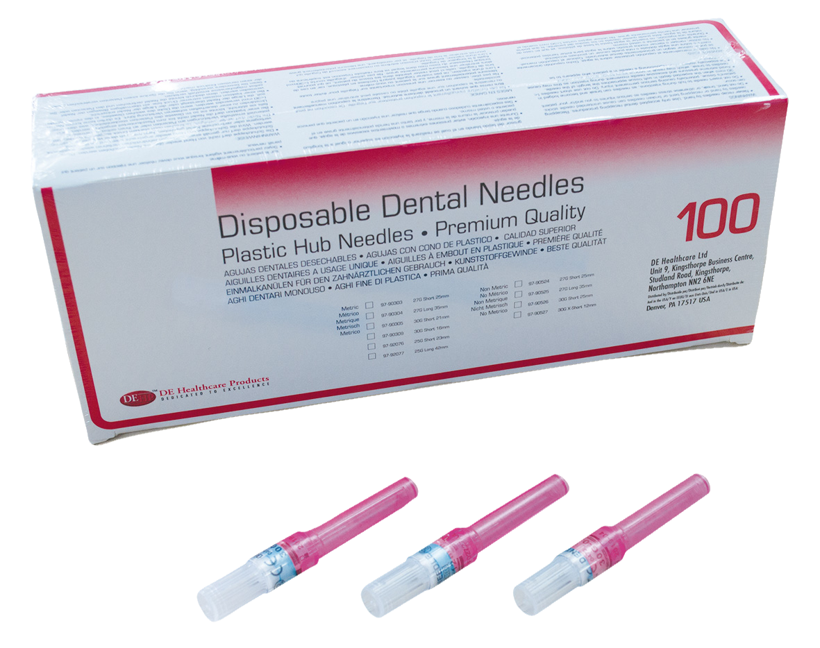 DEHP Needles Plastic Hub Disposable 30G Short 100pk