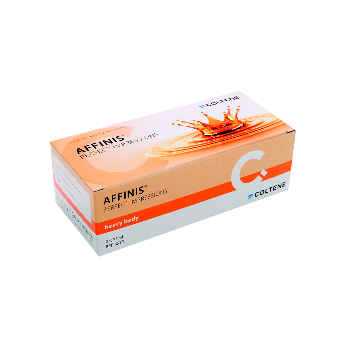 Affinis Heavy Body Cartridge System 75ml 2pk + 8 tips