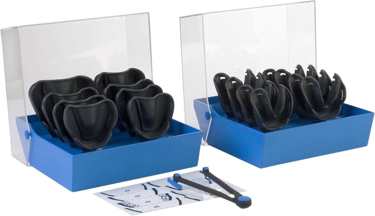Border-Lock Trays betande kaak autoclaveerbaar boven - Bewaardoos, 5811X