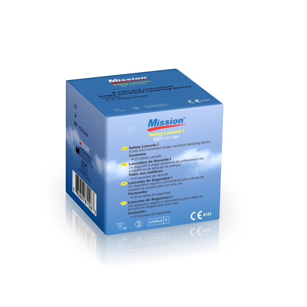 Acon Mission 3 in 1 lancetten - 25 stuks