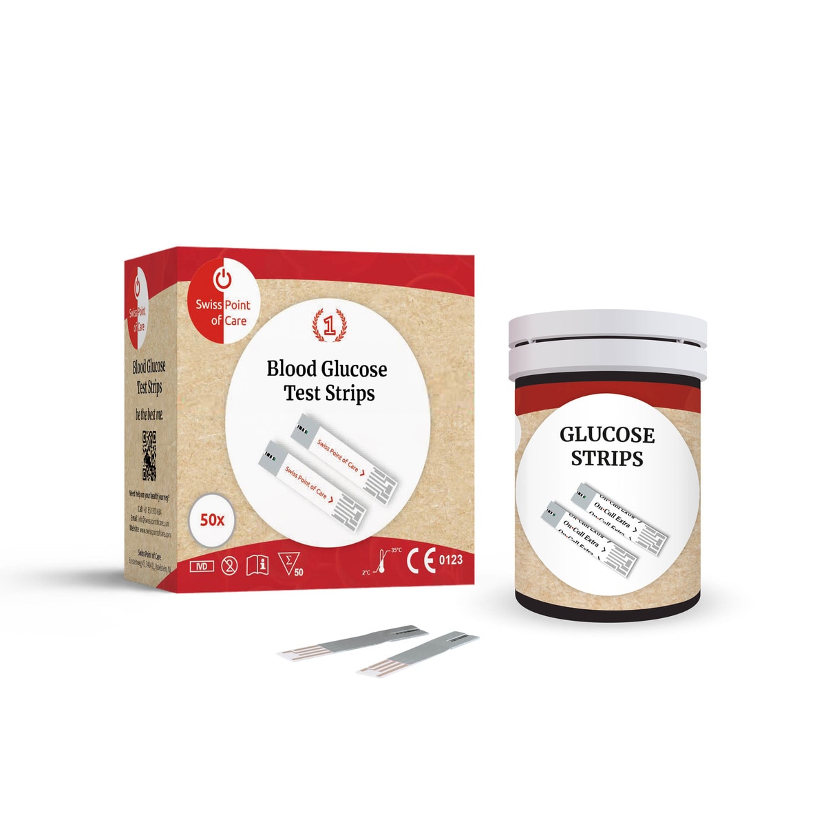 On Call Extra glucose teststrips - per 50 stuks