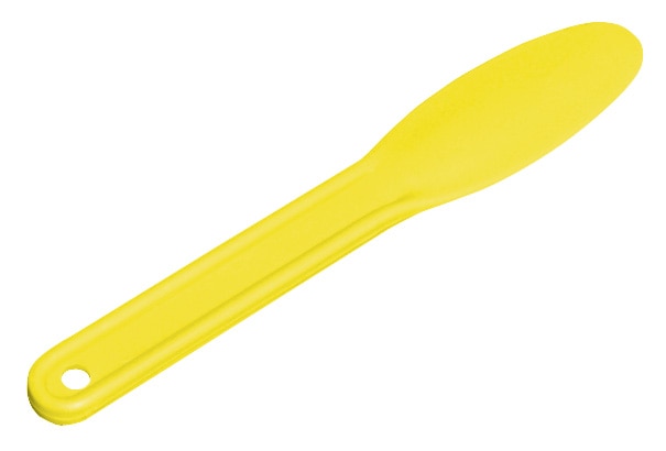 DEHP Alginate Plastic Spatula Yellow