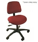 Cloth & Vinyl Task Series Laboratory Stool Black 250lb Capacity