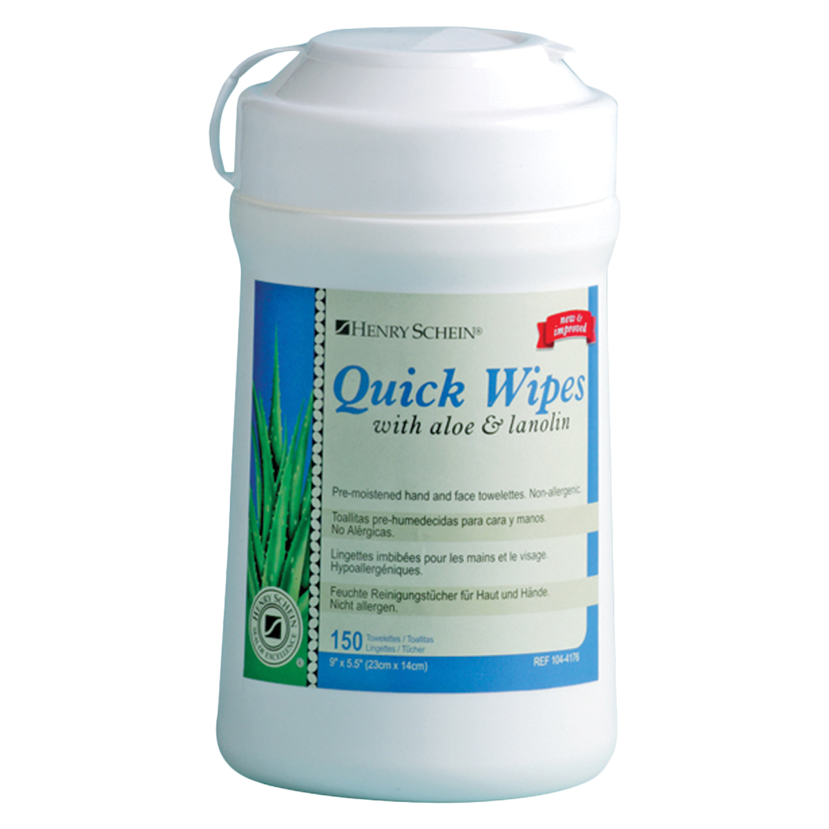 Quick Wipes Hand Wipes Pop-Up Container 150/Tub