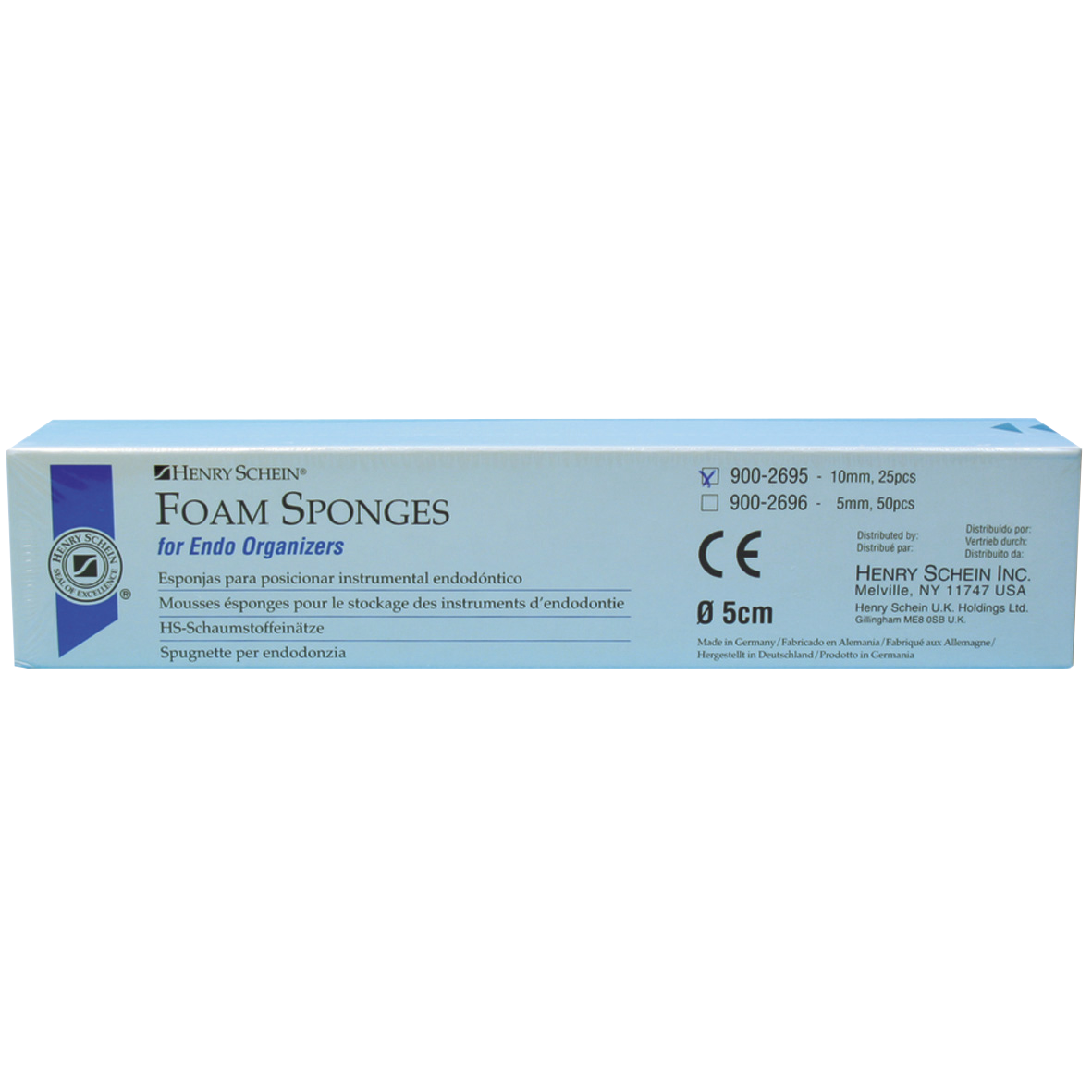 HS Foam Insert Round 1 x 5cm for Endo Stand 25pk