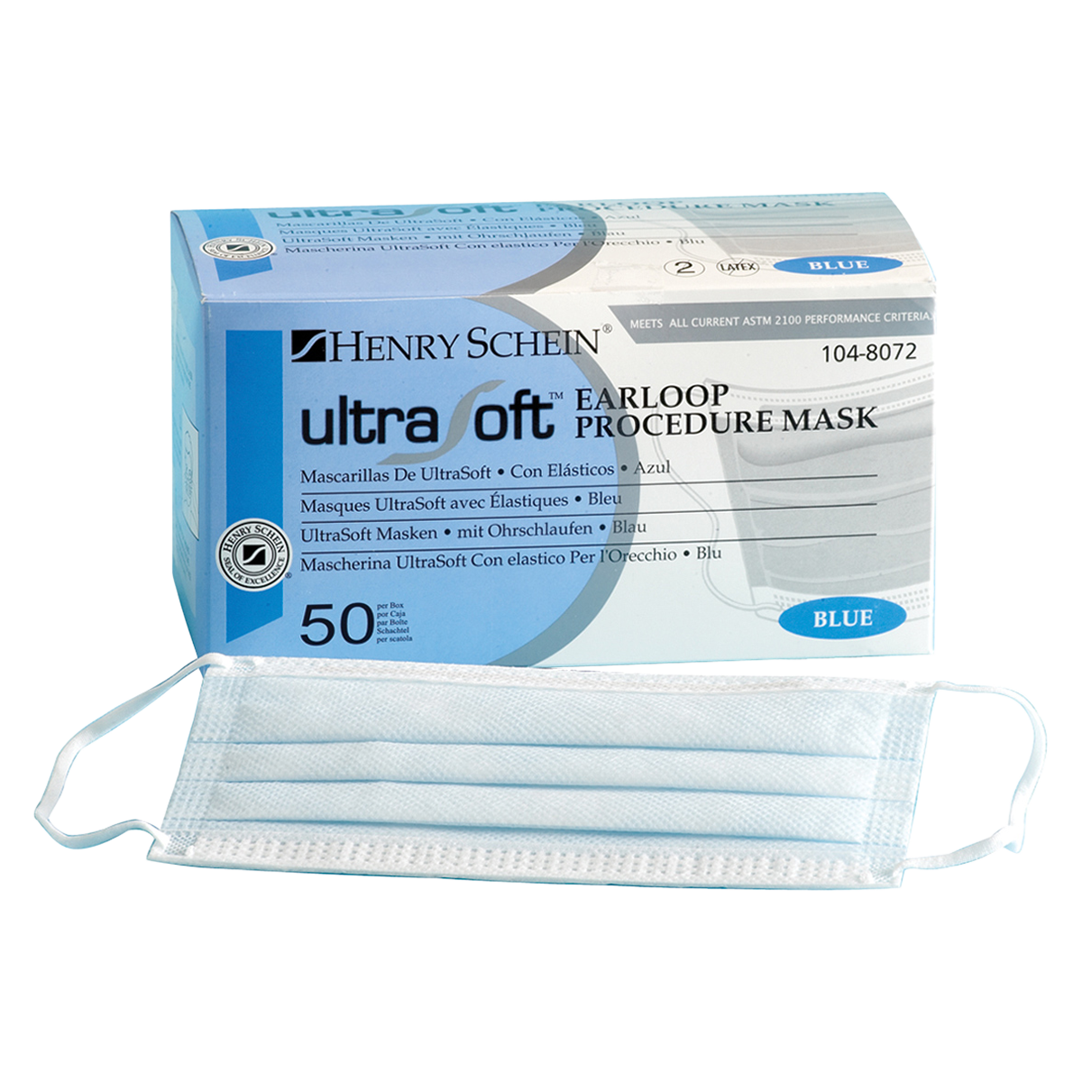 Criterion Mask ASTM Level 1 Blue Adult 50/Bx