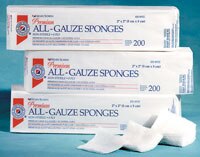 Henry Schein Premium Cotton/Woven Sponge 2x2" 8 Ply Non-Sterile