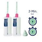 Green-Mousse Bite Registration (120 sec) - 2x 50 ml en 6 mengtips