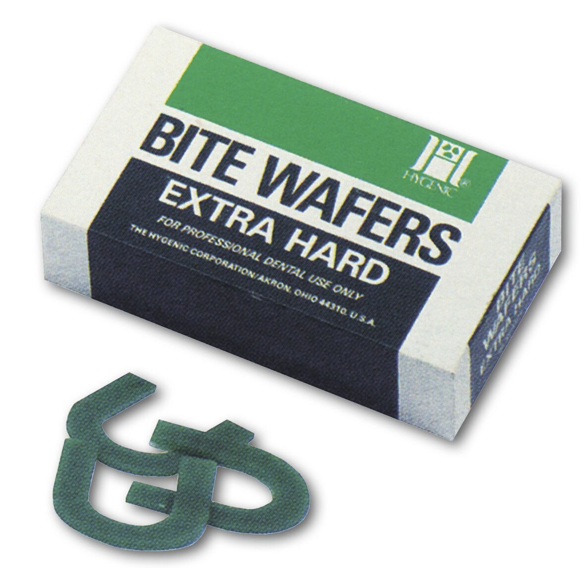 Hygenic Bite Wafers - Groen, 36 stuks
