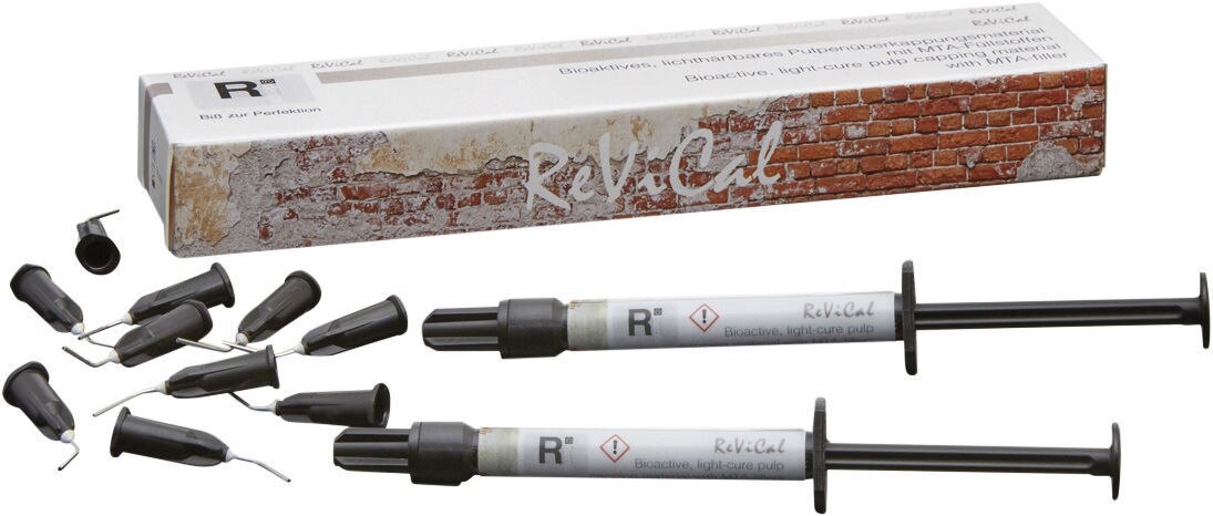 ReViCal MTA Pulp Cap - Spuiten: 2 × 1 g, inclusief 24 applicatiecanules