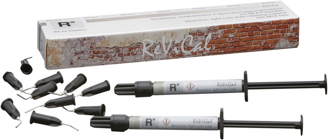 ReViCal MTA Pulp Cap - Spuiten: 2 × 1 g, inclusief 24 applicatiecanules