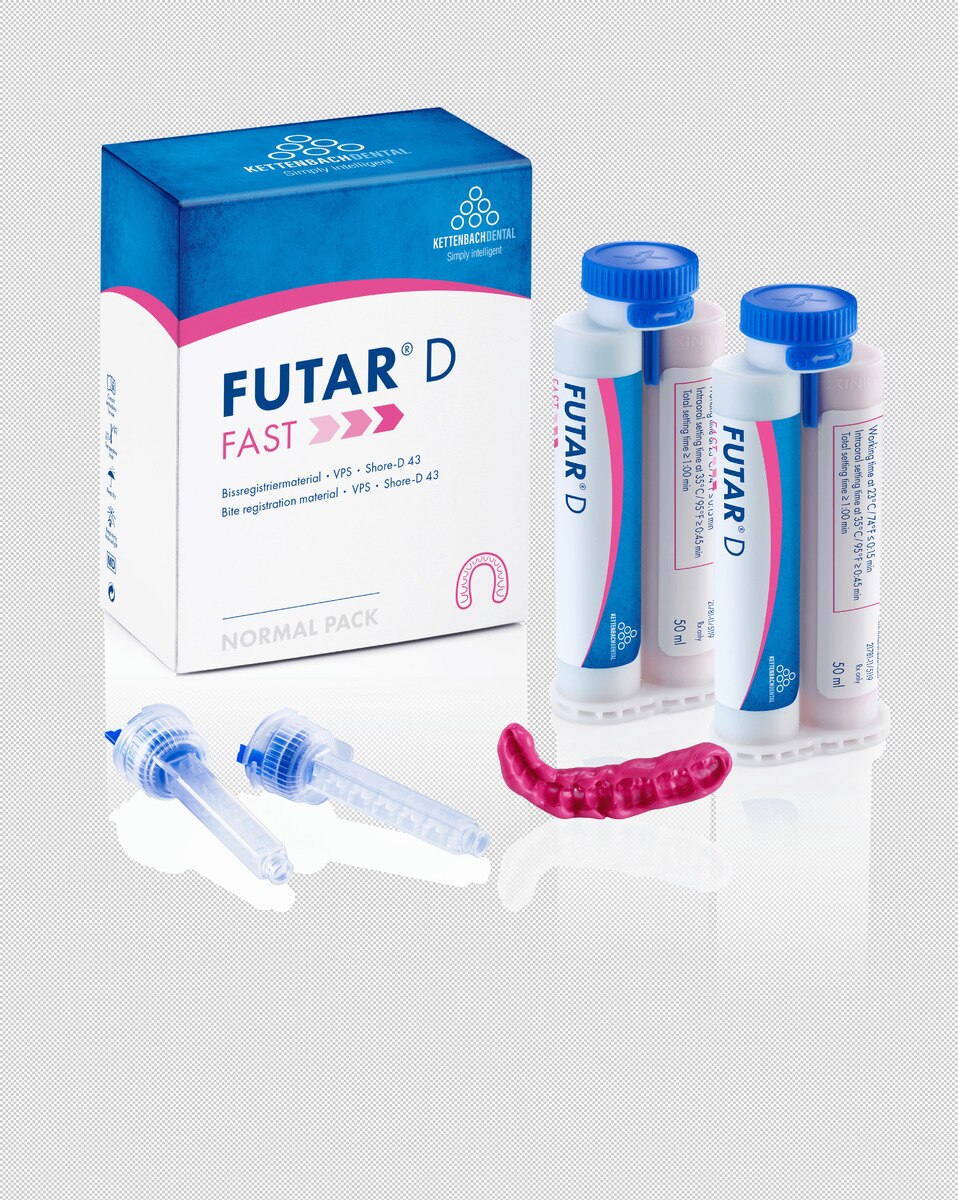 Futar D Fast Normal Pack (New Mixing System) - 2x 50 ml en 6 mengtips blauw (1196111)